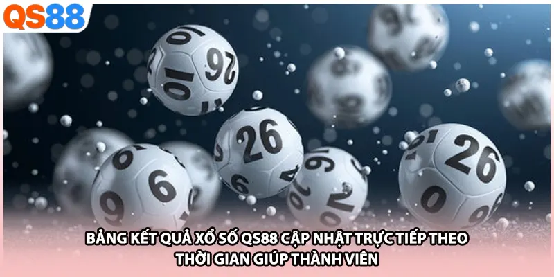 Bảng kết quả xổ số QS88 cập nhật trực tiếp theo thời gian giúp thành viên 