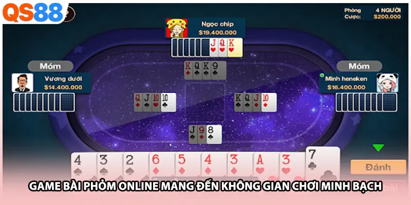 Game bài phỏm online mang đến không gian chơi minh bạch